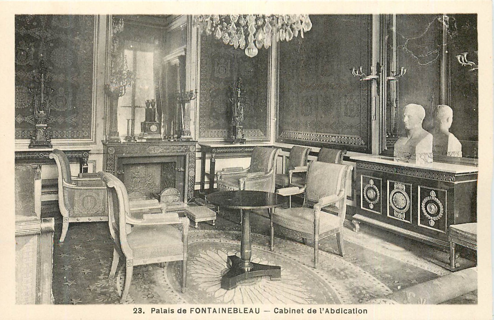 Palazzo di FONTAINEBLEAU — Studio dell'Abdicazione — n°23
